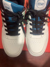 特步男鞋板鞋男运动鞋子男保暖高帮鞋新品秋男士皮面休闲鞋耐磨 米绿红 39 实拍图