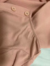 FANSILANEN范思蓝恩22FS2703 法式针织衫短袖t恤女夏季宽松显瘦Polo领上衣 粉色 S 实拍图