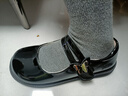 芭比童鞋女童春秋学生黑皮鞋女孩校园百搭演出皮鞋DA6561 黑色 34码 实拍图