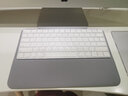 鹿为 妙控键盘   护腕垫底座硅胶手托垫创意Magic无线二代蓝牙键盘托 苹果无线键盘托-灰色-78键 实拍图