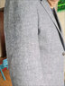 查利德斯轻奢韩版羊毛西服男秋冬新款保暖舒适商务休闲免烫小西装外套男 3003咖格【抗皱免烫款】 XL 180码/50【建议141-154斤穿】 实拍图