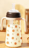 NEVS吸管奶瓶大宝宝儿童学饮吸管杯1-2-3岁婴幼儿喝水牛奶杯6个月以上 300ml蒙格米【吸嘴】6月+ 实拍图
