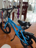 贝琦童（BEIQITONG）儿童自行车单车2-3-4-6-9-10岁男孩童车中大童女孩小孩宝宝脚踏车 尊享蓝【一体轮】暴君轮水壶礼包 16寸适合身高(105-115)CM 实拍图