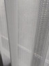 水星家纺窗帘纱帘透光不透人卧室飘窗白纱日式纱幔1米价格韩褶挂钩款 实拍图