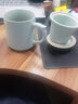宜杯子汝窑杯茶水分离办公室杯陶瓷泡茶杯带盖过滤水杯商务送礼盒±400ml 天青汝窑福运四件杯 实拍图