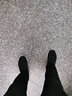 VERNOUILLET一脚蹬男女鞋多运动走路男鞋春季不系带网面鞋轻便飞织大码针织鞋 黑白（标准款） 43 实拍图