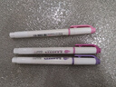 晨光(M&G)文具5色双头荧光笔 粗细两用记号笔 彩色划重点标记笔 优品浮冰蜜桃系列手帐笔 5支/盒AHMT6203 实拍图