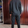 李宁运动套装男秋冬新款加绒保暖卫衣宽松休闲跑步长袖长裤运动两件套 黑色圆领卫衣+黑色长裤 XL/180 (150-165斤) 实拍图