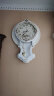 汉时欧式钟表挂钟客厅大号时钟创意摆钟艺术挂表时尚壁钟石英钟表HP07 白色中号(石英机芯） 实拍图