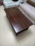 映巢（YINGCHAO）茶几客厅家用小户型茶几办公室简约桌子客厅桌中式长方形茶桌 双层深胡桃120X60X45CM实木桌腿 送货上门 实拍图