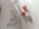 绿侬珠宝 联合料南红圆珠樱桃红散珠子多宝手串隔珠diy配珠 直径约10mm/单颗 实拍图