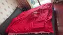 南极人100%纯棉新疆长绒棉全棉床上结婚四件套刺绣婚庆被套床单大红色4 喜欢你-甜咪咪 1.8m 床单款 四件套适200×230被子 实拍图
