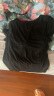 朵琳蔻免穿文胸背心女士带胸罩一体的背心棉带胸垫短袖T恤女免文胸罩杯 黑色（莫代尔棉） 4XL（140-150斤） 晒单实拍图
