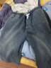 意森富牛仔短裤男2025薄款七分中裤韩版潮流潮牌宽松直筒大码7分裤国潮 七分裤182浅蓝 2XL 建议(145/155斤) 实拍图