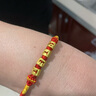 中国黄金（CHINA GOLD）生日礼物送女友老婆实用1314黄金手链女足金情侣手链生日礼物送女 1314足金手链【同城配送】 实拍图