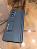 壳栈适用三星ZFold3手机壳心系天下W22折叠屏保护套新款磁吸铰链壳膜一体高档商务带支架全包防摔外壳 绅士黑【壳膜一体】360度全包 三星ZFold3/W22【通用】 实拍图