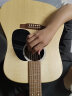 马丁（MARTIN）DX2E-02 电箱款 墨产实木单板 民谣吉他 圆角吉它 哑光 41英寸 ， 实拍图