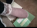 斯凯奇Skechers秋冬绒毛保暖加绒一脚蹬雪地短靴子女耐磨软底缓震鞋子 实拍图
