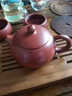 一茗金砂 宜兴紫砂壶茶壶自产自销名家吴娟华高难度大红袍朱泥大品 300CC全手工壶西施壶 小品 约200CC 实拍图