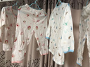 小青龙 男女童装 新生儿夏季薄款纯棉汗布长袖套装 婴幼儿衣服裤子 粉刺猬 73 (9-15个月/建议66-73cm) 实拍图