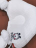 巴布豆（BOBDOG）婴儿定型枕宝宝枕头0-6个月-1岁新生儿防惊跳U形天丝安抚枕 蓝色 晒单实拍图