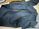 无印良品（MUJI）男女通用法兰绒 开领衬衫 无性别 男款女款 ACA71A1A 黑色 XXS-XS 实拍图