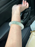 CHOMEL KINSEY新疆天山翠玉手镯玉镯女雪翠镯翡翠平替时尚款女生七夕情人节礼物 内径55-56mm宽条天山翠手镯 下单记得备注尺寸 实拍图