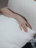 源生活 轻奢长绒棉枕头套 纯棉枕芯套 白色一对装 48*74cm 实拍图
