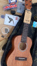 Tom尤克里里成人儿童初学者桃花心木沙比利木旅行ukulele小吉他 23英寸 TUC200 桃花木经典版 原声 实拍图