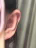 Lnieer玻璃耳钉无铅养耳洞透明隐形鼻钉唇钉耳骨钉学生耳环饰品睡觉免摘 粗0.8mm长8mm玻璃耳钉2个 实拍图