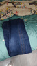 AEMAPE/美国苹果 高端牛仔裤男秋冬季男裤2025年商务休闲宽松直筒裤子男 蓝色 【冬季加绒款】 36 实拍图
