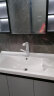 浪鲸（SSWW）卫浴浴室柜除雾智能镜柜自带氛围灯一体陶瓷盆轻奢美式风 100cm含龙头配件(配智能镜柜) 晒单实拍图