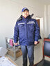 烈焰战队工作服棉衣 男士冬季长袖工装棉服 加厚防寒劳保服 汽修车间棉袄 加反光条款红边棉衣 3XL /185（建议170-185斤） 实拍图