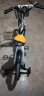 XBEIER   儿童自行车男女小孩单车可折叠2-10岁宝宝童车脚踏车 普通辅助轮折叠款白色 16寸适合1米-125身高 实拍图