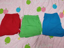 诚创优棉男士内裤男平角裤夏季宽松阿罗裤透气休闲短裤头潮流家居男生裤衩 黄色+彩兰+果绿 3条 XL 适合【120至140斤】 实拍图