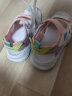 鸿星尔克（ERKE）童鞋中性小童凉鞋儿童彩色拼接漏趾凉鞋正白/樱花嫩粉30 实拍图