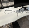 傲风自由装甲A4电竞升降桌电脑桌 游戏桌办公书桌子 1.4mRGB白色套装 晒单实拍图