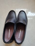 康奈皮鞋男四季款男士透气豆豆鞋镂空商务休闲简约套脚轻质舒适男鞋子 1167849黑色 42 实拍图