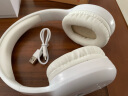 艾本（AIBEN）英语四六级听力耳机大学生四级六级考试调频FM收音机头戴式蓝牙耳机托福雅思专四专八听力考试耳机 C206S充电款白色Type-c快充包耳 标配（耳机） 实拍图