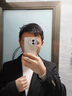 啄木鸟男士毛衣半高领秋冬季百搭修身针织打底衫纯黑色中领线衣潮流男装 (两件装)黑色+白色 XL 【120-135斤】 实拍图