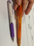 三菱（uni）UMN-138彩色中性笔 0.38mm按动双珠啫喱笔财务用耐水耐光(替芯UMR-83)橙色 单支装 实拍图