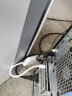 晶华(JH)Mini DP转DVI转换器 迷你DisplayPort高清适配器苹果Mac微软笔记本雷电接口电脑接投影仪 白色 Z612 实拍图