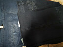 俊欣鸟中老年牛仔裤男秋冬厚款高腰深档宽松弹力免烫直筒休闲爸爸长裤子 中蓝色+深蓝色【秋冬厚款】 38 【3尺腰围】 实拍图
