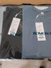 罗蒙（ROMON）两件装男士纯棉短袖t恤夏季圆领透气体恤衫男T纯色打底衫男装上衣 【灰蓝+雾霾蓝】 L /175(推荐体重120-135斤） 实拍图