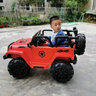 加大车身越野SUV吉普牧马人款婴幼儿童车电动车可坐人四驱四轮遥控车吉普越野汽车摇摆音乐玩具车生日礼物 绿色升级四驱双座+蓝牙音乐+皮座椅+手机控制+摇控 实拍图