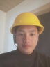 伟光 ABS安全帽 圆顶新国标透气款 防砸耐穿刺电绝缘 Y型下颏带工地建筑头盔 黄色旋钮式【京东自营】 实拍图