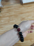 泽心雅玉黑曜石手串十二生肖马年本命年本命佛朱砂六字真言手链男女士 实拍图