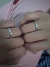 I Do钻戒对戒K金 情侣结婚女士戒指 Promise系列情人节礼物送女友 21号/18K金/男戒/现货 实拍图