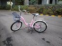 凤凰（Phoenix） 自行车女男式大中小学生青少年普通勤城市复古轻便代步复古单车 22寸花语【核心省力轴承】雏菊 实拍图