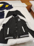 FAIR SPORT官方品牌棒球服男士外套春秋季新款男装飞行员夹克潮流休闲上衣服 J8806黑色（B） XL 晒单实拍图